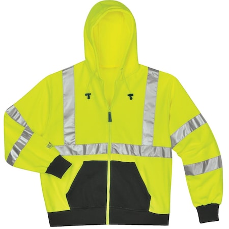 Tingley Tingley ANSI Class 3 Polyester Hooded Hi-Vis Sweatshirt S78122.L